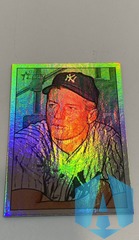 2007 Bowman Heritage Mantle Mickey Mantle #1 Rainbow Foil Parallel SP Yankees
